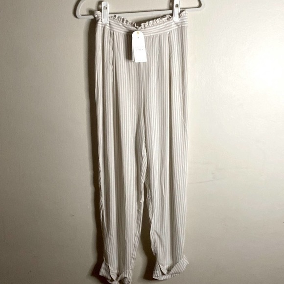 OYSHO Pants - Oysho Striped Linen Pants New with Tag